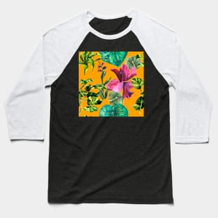 Seamless tropical flower Baseball T-Shirt